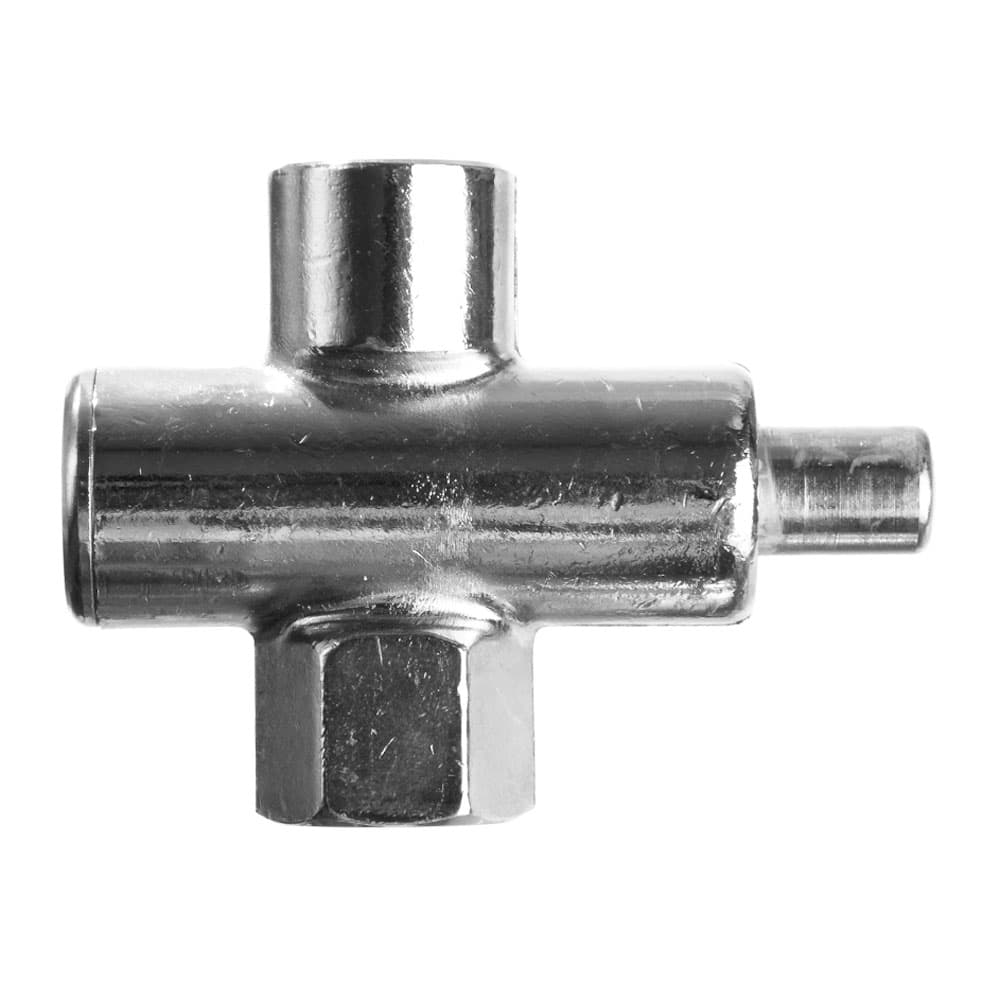 Manometer-Druckknopfhahn