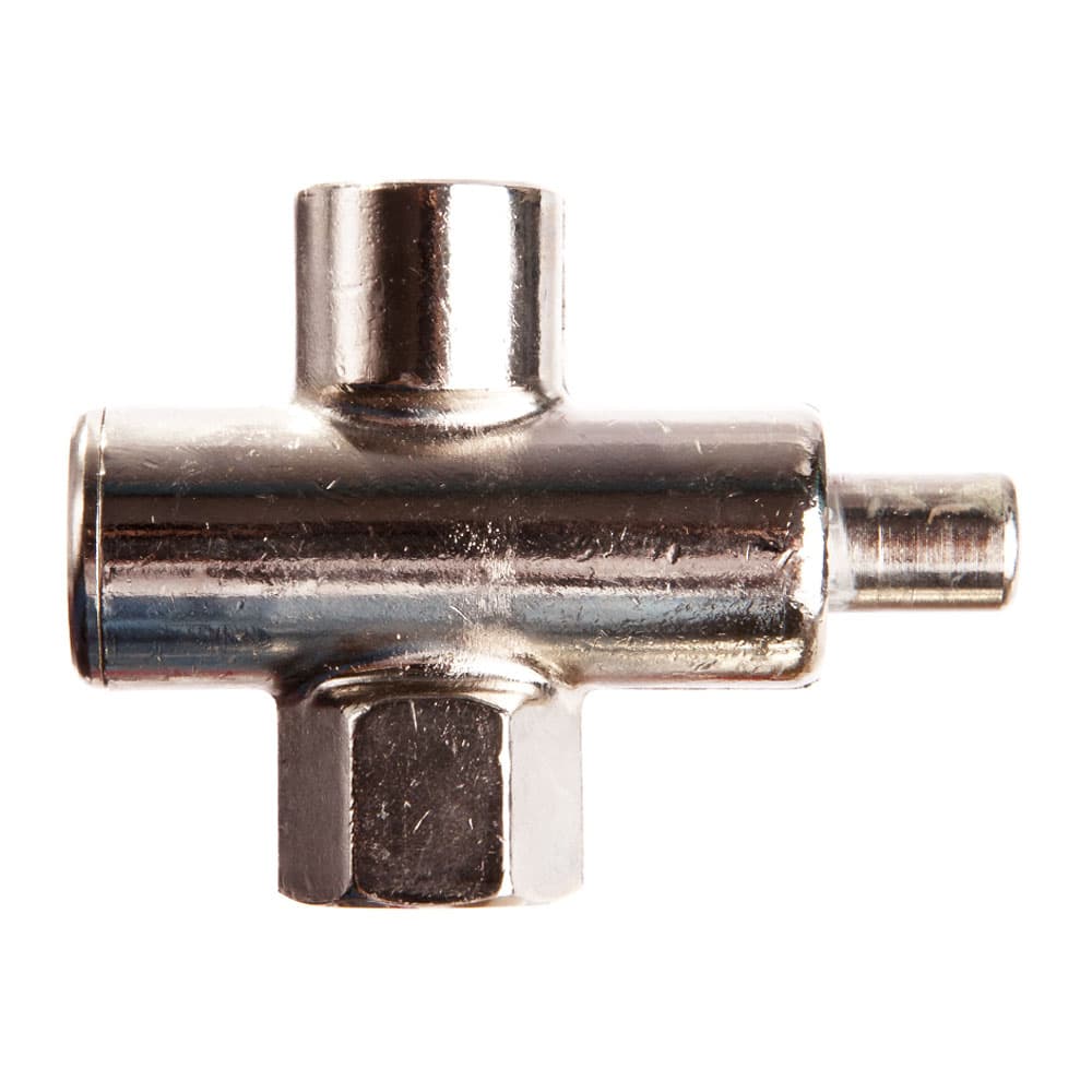 Manometer-Druckknopfhahn