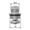 Oberteil zu UP-Ventil Similor