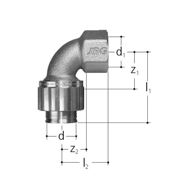 Bogen mit Innengewinde
