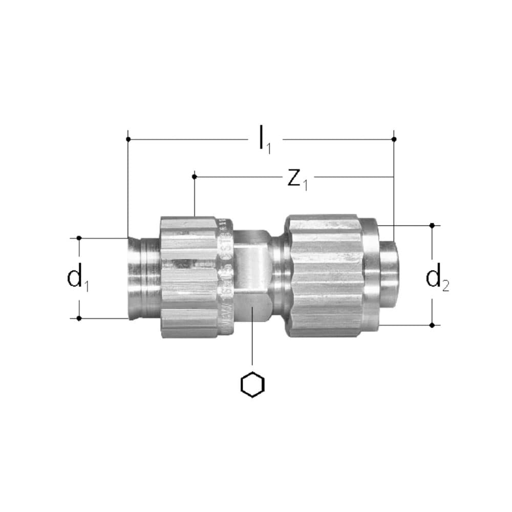Uebergang mit Stecknippel, (Mepla, Geberit)