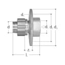 Armaturenanschluss, gerade