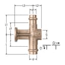 Optipress-Anschluss-T