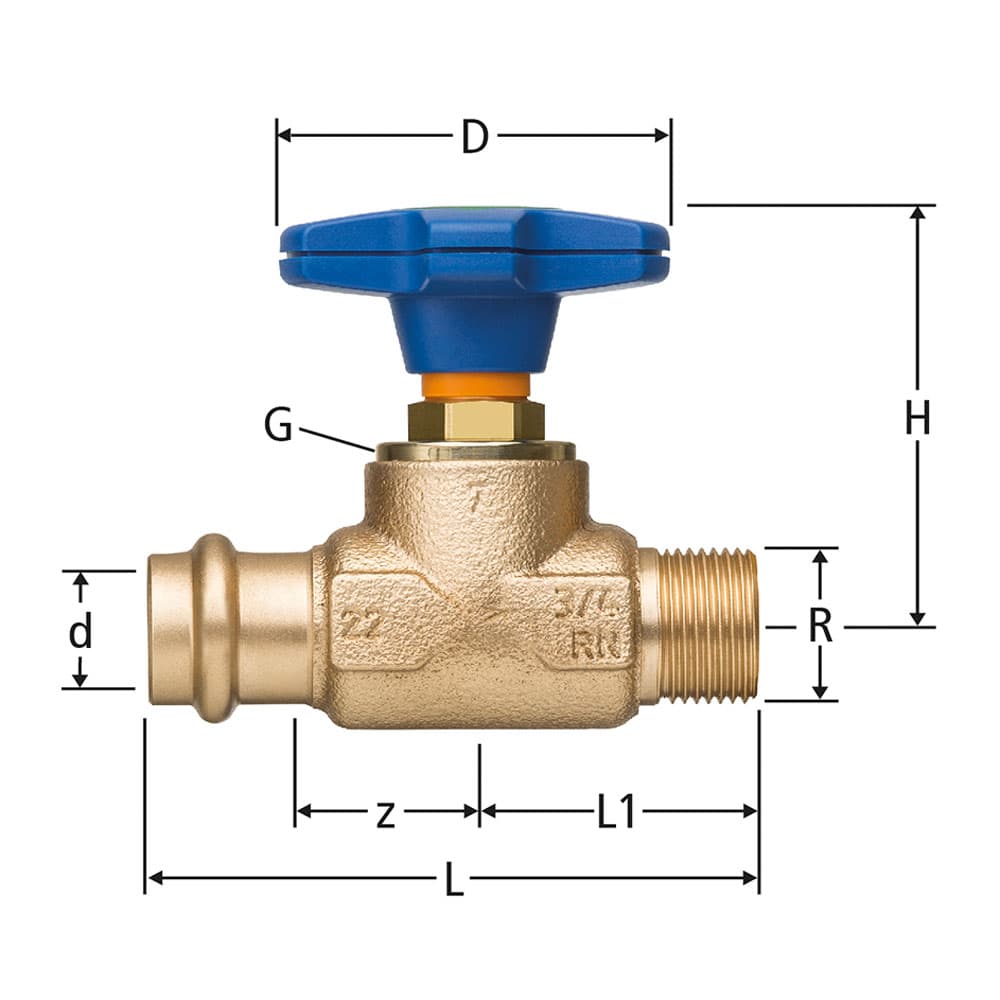 Optipress-Geradsitzventil