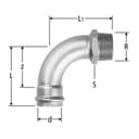 Optipress-Inox-Bogen 90°