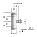 Optipress-Inox-T-Stück