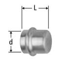Optipress-Inox-Verschlusskappe