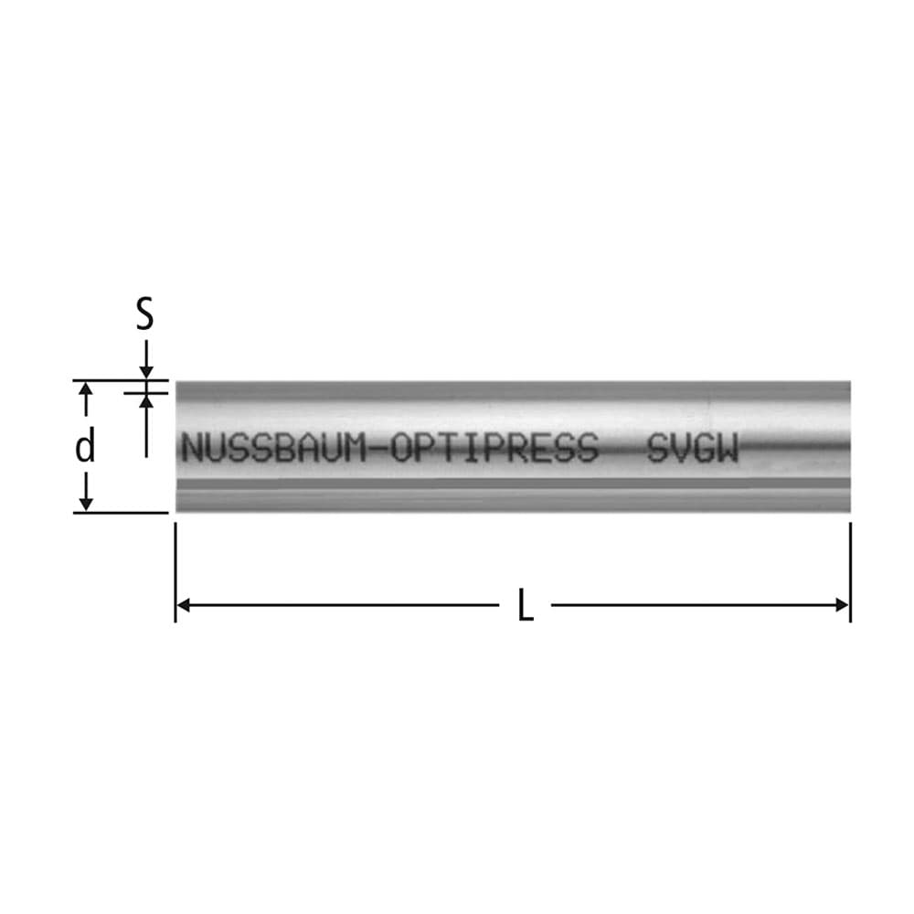 Optipress-Rohr 1.4521