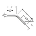 Optipress-Rohrbogen 45°