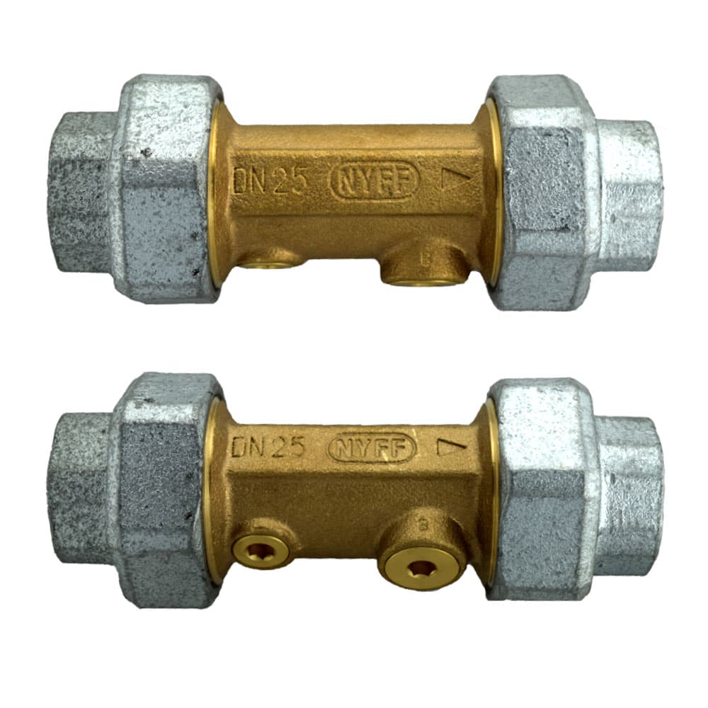 Rückhalteventil, mit Eisenrohrverschraubung