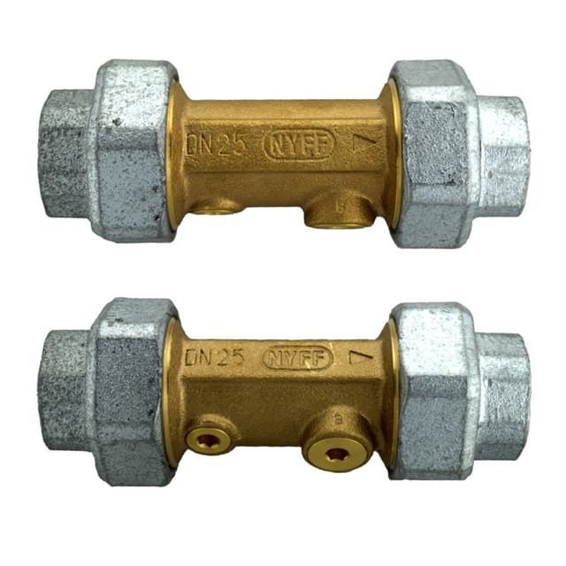 Rückhalteventil, mit Eisenrohrverschraubung