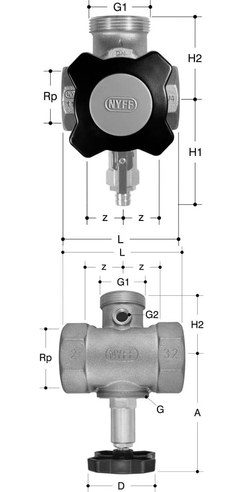 Batterieventil Trilyss PN 16