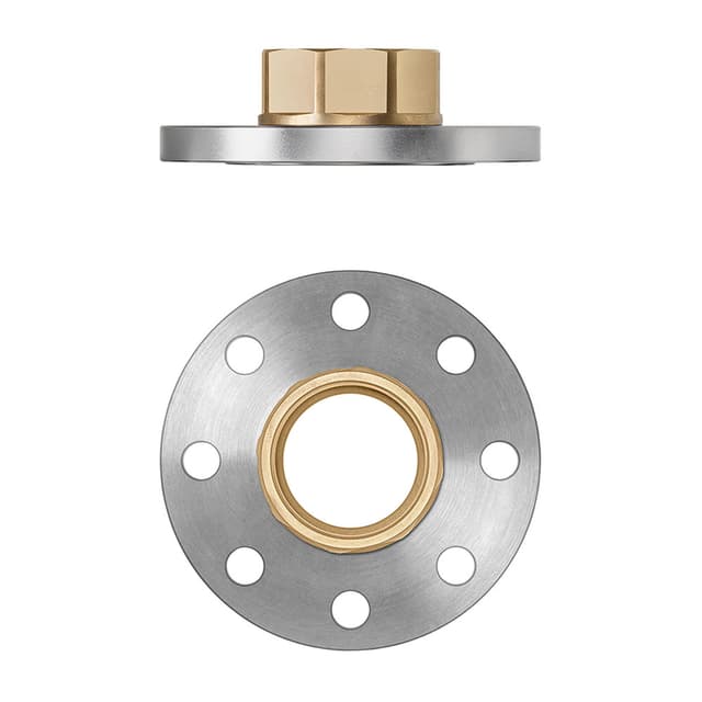 Gewindeflansch, rund