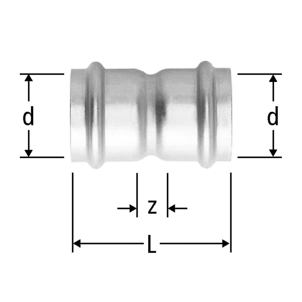 Optipress-Inox-Muffe