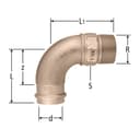 Optipress-Bogen 90°