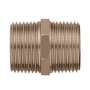 Doppelnippel aus Rotguss