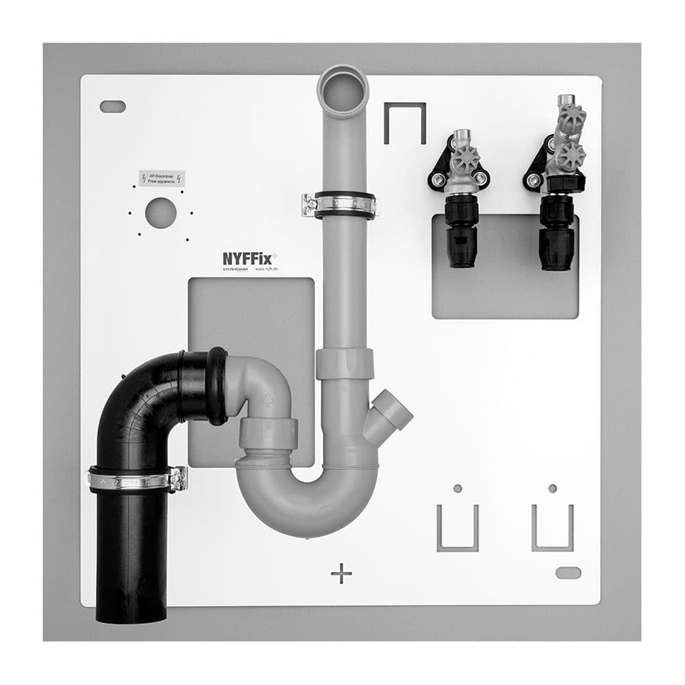 Küchen-Installationsplatte NYFFix komplett PushFit