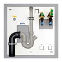 Küchen-Installationsplatte NYFFix komplett FlowFit