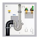 Küchen-Installationsplatte NYFFix komplett Flowpress