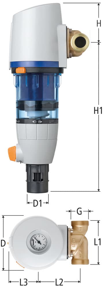Aquapro Redfil, ohne Verschraubungen